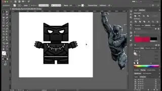 #DailyBoxybots 057 - Black Panther Bot Time Lapse