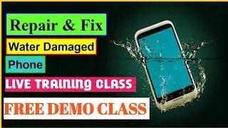 Dead Mobile Repair On Water 💦 Damage Phone Live Training Class पानी में गया फोन बना ना सीखें| 💯💯💯📱✅✅