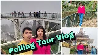 |Pelling Travel Vlog| Ghumte nikalte hi barish start ho gaya| Pelling Sightseeing|