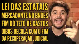 LEI DAS ESTATAIS E MERCADANTE NO BNDES, HADDAD E O TETO DE GASTOS, OIBR3 FORA DA RECUPERA&Ccedil;&Atilde;O