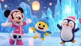 Minnie Mouse, Baby Shark & Penguin&rsquo;s Ice Land Party ❄️🎉 | Fun Kids Story
