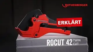 ROCUT 42 Twin Cut plastic pipe shears  – EXPLAINED / Kunststoffrohrschere – ERKLÄRT