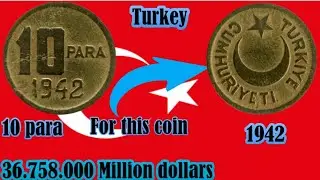 1942 Turkey 10 Para Coin  Is It Really Worth $36,758,000? | Dollar Mint Old Coin