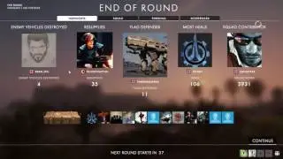 Battlefield round counter not working right.
