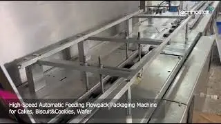 High Speed Horizontal Flow Wrap Cake Packaging Machine Technostar Machine