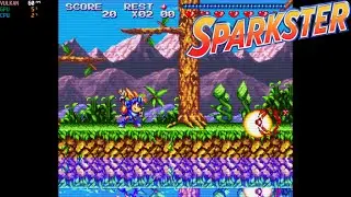 BSNES | Sparkster 4K UHD | SNES Emulator PC Gameplay