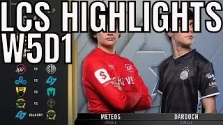 LCS Highlights ALL GAMES Week 5 Day 1 Spring 2020 League of Legends Championship Series