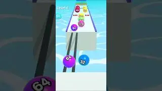 Ball Run 2048 #4 - Merge Number #shorts #games #viral