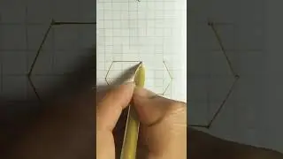 How to draw a diamond (half)💎💎 | 3D  Drawing easy  #drawing #3d #opticalillusion #tutorial #shorts