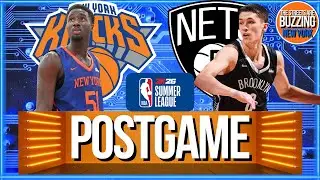 KNICKS NETS Summer League Game 3 Postgame, Pavilion, Las Vegas, NV