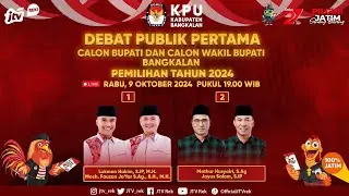 DEBAT PUBLIK PERTAMA CABUP DAN CAWABUP BANGKALAN 2024