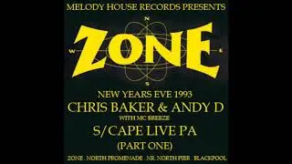Chris Baker & Andy D with MC Breeze live @ Zone @ Jenks Bar Blackpool New Years Eve 1993