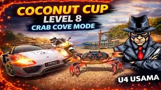 Can I Beat Crab Cove? 🦀 Coconut Cup Level 8 Madness! | U4 Usama