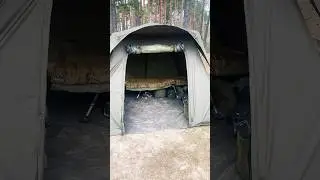 Шелтер для одного 😏 #carpfishing #карпфішинг #solartackle #camping