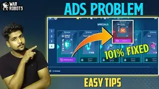 War Robot Ads Problem 2024 | war robot ads not showing | war robots ads unavailable | #warrobots 🇮🇳