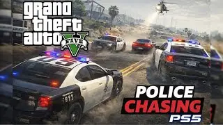 GTA 5 Police Chasing on PS5 😱🔥 Realistic High Speed Chase | Yayawar Gaming