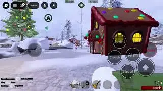 Gingerbread Village Clip 4 - Airship Assault