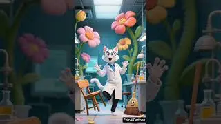 Funny Scientist Cat Experiment | Magical Potion Chaos | 3D Animated Short Story | #Cat #CatStory
