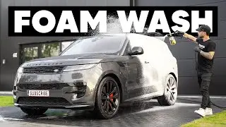 Cleaning a 2023 Range Rover Sport - Foam Wash