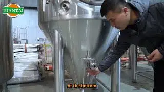 1000L Beer Fermentation Tank introduction--Tiantai Beer Brewing Equipment