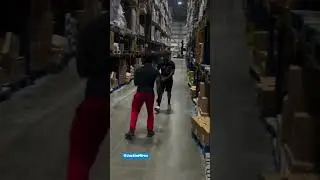 Fight at warehouse 😬