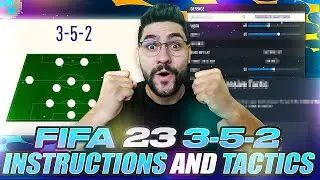 FIFA 23 BEST TIKI TAKA FORMATION in ULTIMATE TEAM / 3-5-2 CUSTOM TACTICS & INSTRUCTIONS TUTORIAL