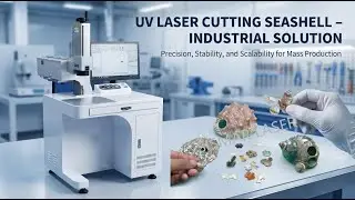 UV Laser Cutting Seashell Machine | Clean & Precise Jewelry Shell Cutting Demo