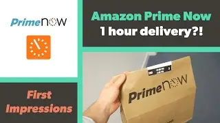 1 Hour Delivery From Amazon Prime?!