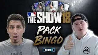 MLB Pack Bingo w/ GiraffeNeckMarc! (MLB The Show 18 Pack Opening)
