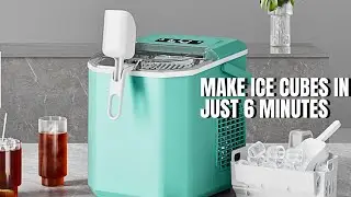 Zafro Countertop Ice Maker, 26.5Lbs/24H | Zafro Self-Cleaning Portable Ice Machine With 2 Ice Sizes