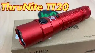 ThruNite TT20 flashlight 2526 lumens rechargeable on Amazon