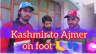 Kashmir to Ajmer on foot &mdash; Two boys, One Faith, Infinite Courage.&rdquo;