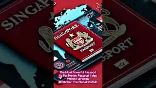 The World's Most Powerful Passport🔔Travel almost anywhere@PehchanTheGlobalGKHub #powerful passport