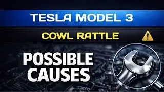 Передняя часть кузова Tesla Model 3 дребезжит после поездки &ndash; объяснение вероятных причин.