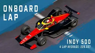 Indycar 2022 Indy 500 Onboard Lap | Assetto Corsa | RSS Formula Americas 2020