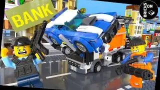 Trash Garbage Crooks Bank Robbery Ice Cream Bandits ATM Crazy Heist K9 Unit Arrest Lego City Police