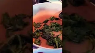 Poke greens. #food #foodie #foodlover #foodies #cooking #cook #cookingtips #eating #mountains #eat