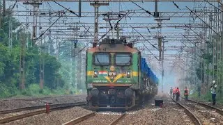 Green Giant Wag9 Haluing Long Loaded Full Capacity BOXN WAGONS Speedy Moving Out Railgate Furiously