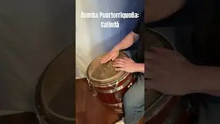 Ritmos de Bomba Puertorrique&ntilde;a: Calind&aacute; #puertorico #boricua #handpercussion #percussion #tutorial