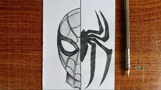 How to Draw Spiderman Easy Step by Step | Simple Spiderman Tutorial for Beginners