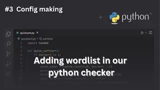 Adding custom wordlist in python checker | @itspyguru