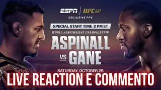 UFC 321 Aspinall vs Gane Live Reaction e Commento