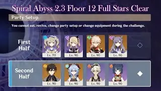 Keqing C1 & Ganyu C0 DPS Queen - Spiral Abyss 2.3 Floor 12 Full Stars F2P Team Genshin Impact