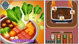 Hotpot Flow: Food Games Level 20: Gameplay Solution