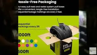 Review - trueCABLE Cat6 Riser (CMR), 1000ft, Black, 23AWG 4 Pair Solid Bare Copper, 550MH