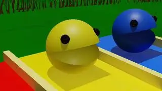 Baby Shark Song 🎶 Pacman Color Adventure with Rubik&rsquo;s Cubes | Fun Nursery Rhymes