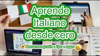 🇮🇹 Aprende Italiano desde Cero Gratis 🤩 Basado en mi experiencia personal 🥰 + recursos gratis 💖