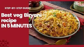 सबसे आसान वेज बिरियानी रेसिपी #biryani #vegetarian #paneer #paneerdumbiryani 