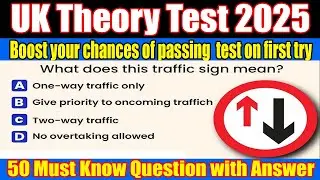 50 Must-Know UK Driving Theory Questions (2025) | DVSA Practice Test for Learners 🚗 | #ukdrivingtest
