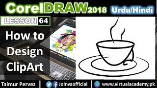 CorelDraw Projects | How Make Clipart in CorelDraw | CorelDraw X7 | 64
